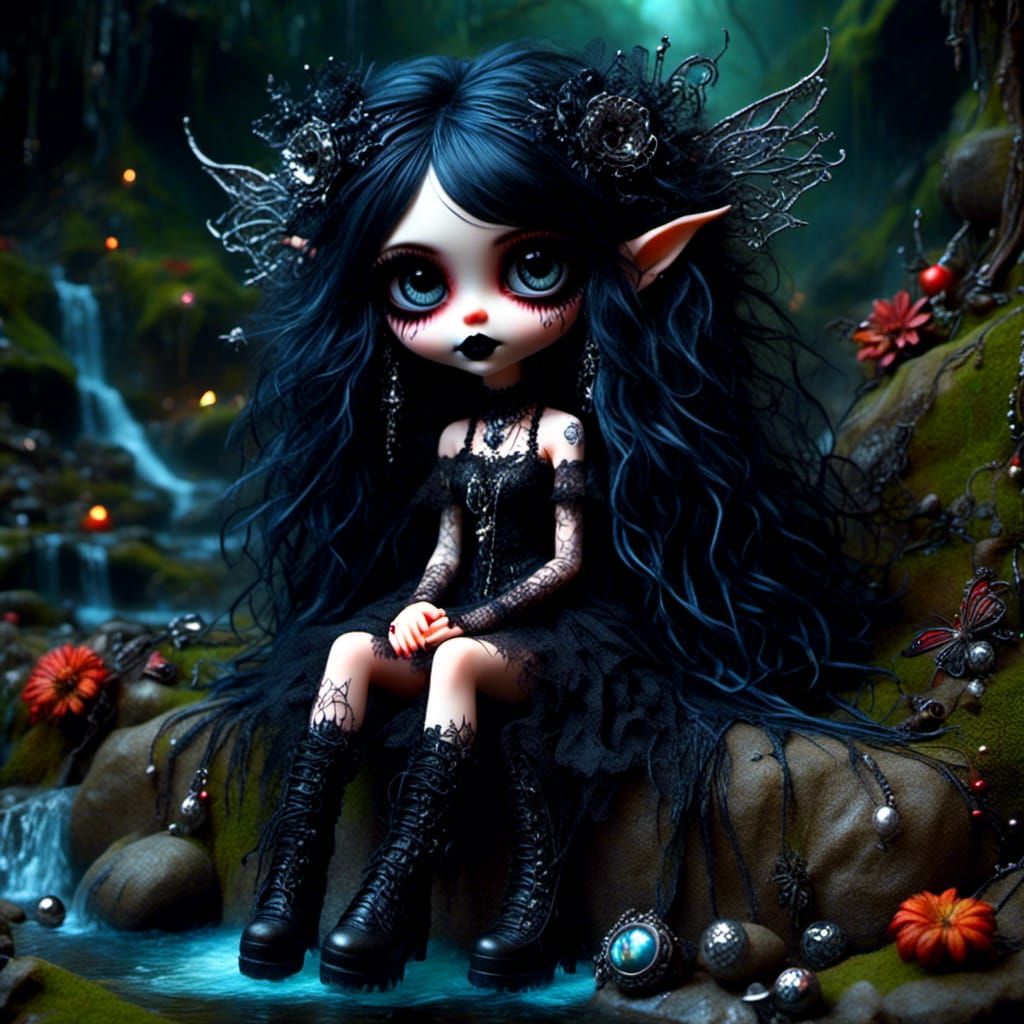 goth pixie