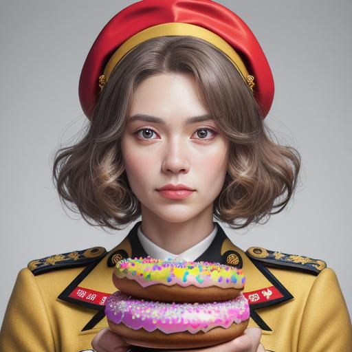 Hephaestus as Salvation Army Donut Server