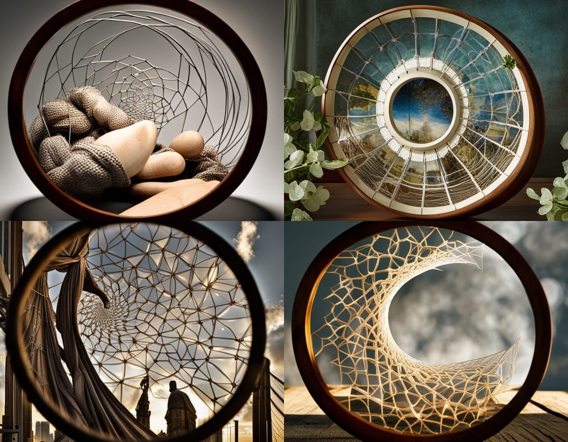 Dreamcatcher with Fractal and Paisley Design