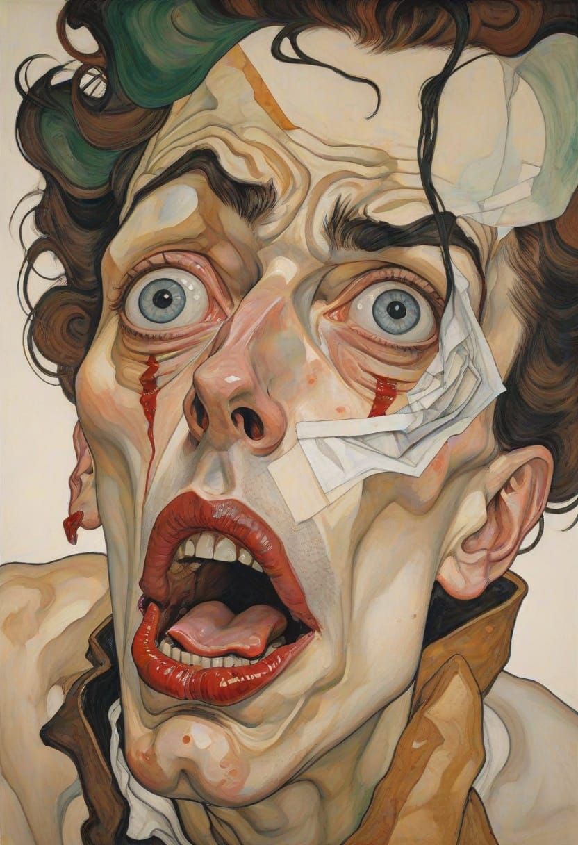 Eerie Twisted Panoramic Tongue Spiral