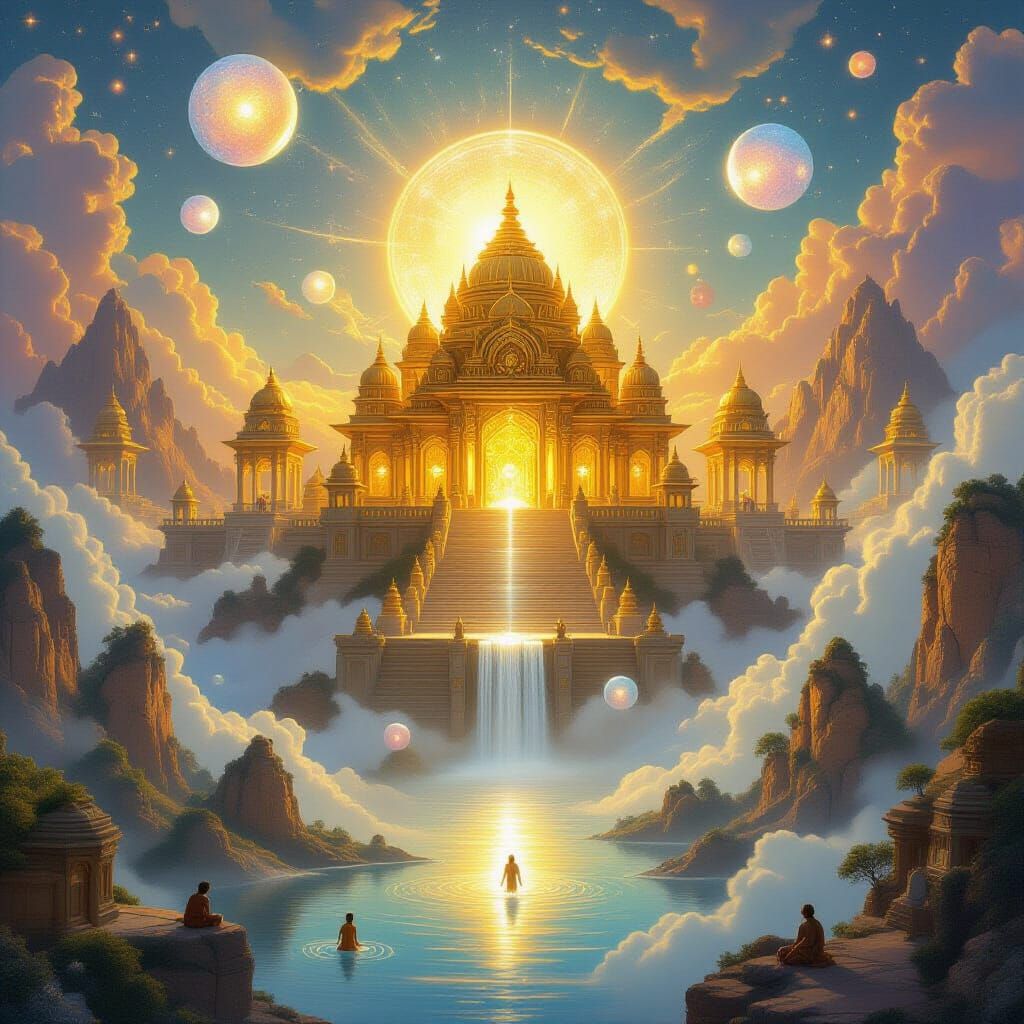 Brahmalok: Divine Realm of Cosmic Light and Bliss