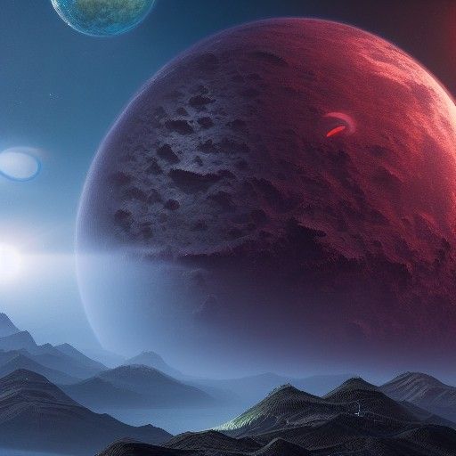 Exotic Planet Digital Matte Painting