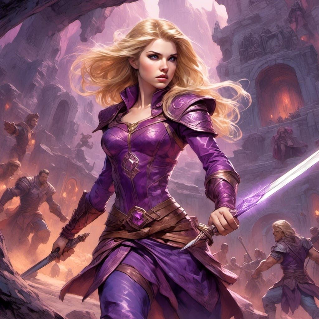 Amethyst Princess of Gem World: Comic Book Art