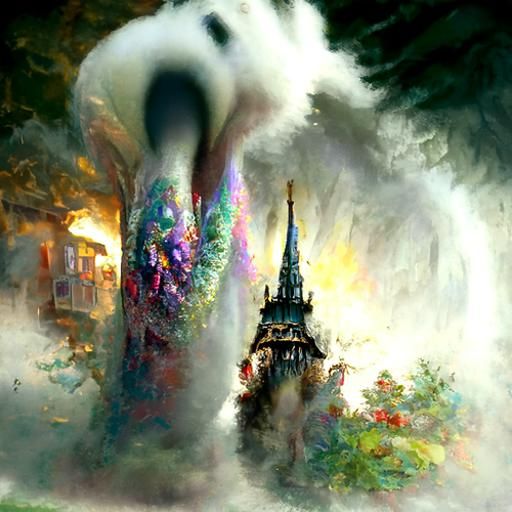 Ethereal Fantasy Terror in Luminist Style