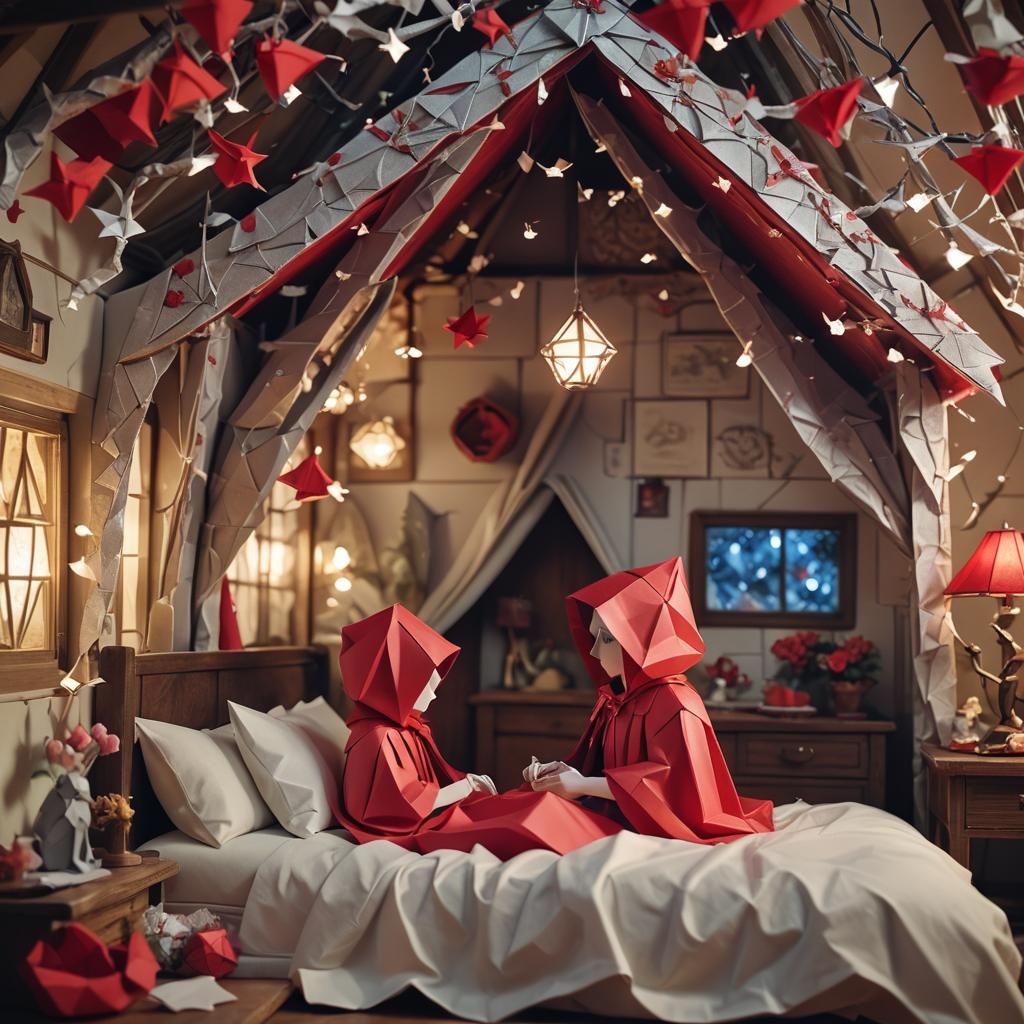 Little Red Riding Hood twins