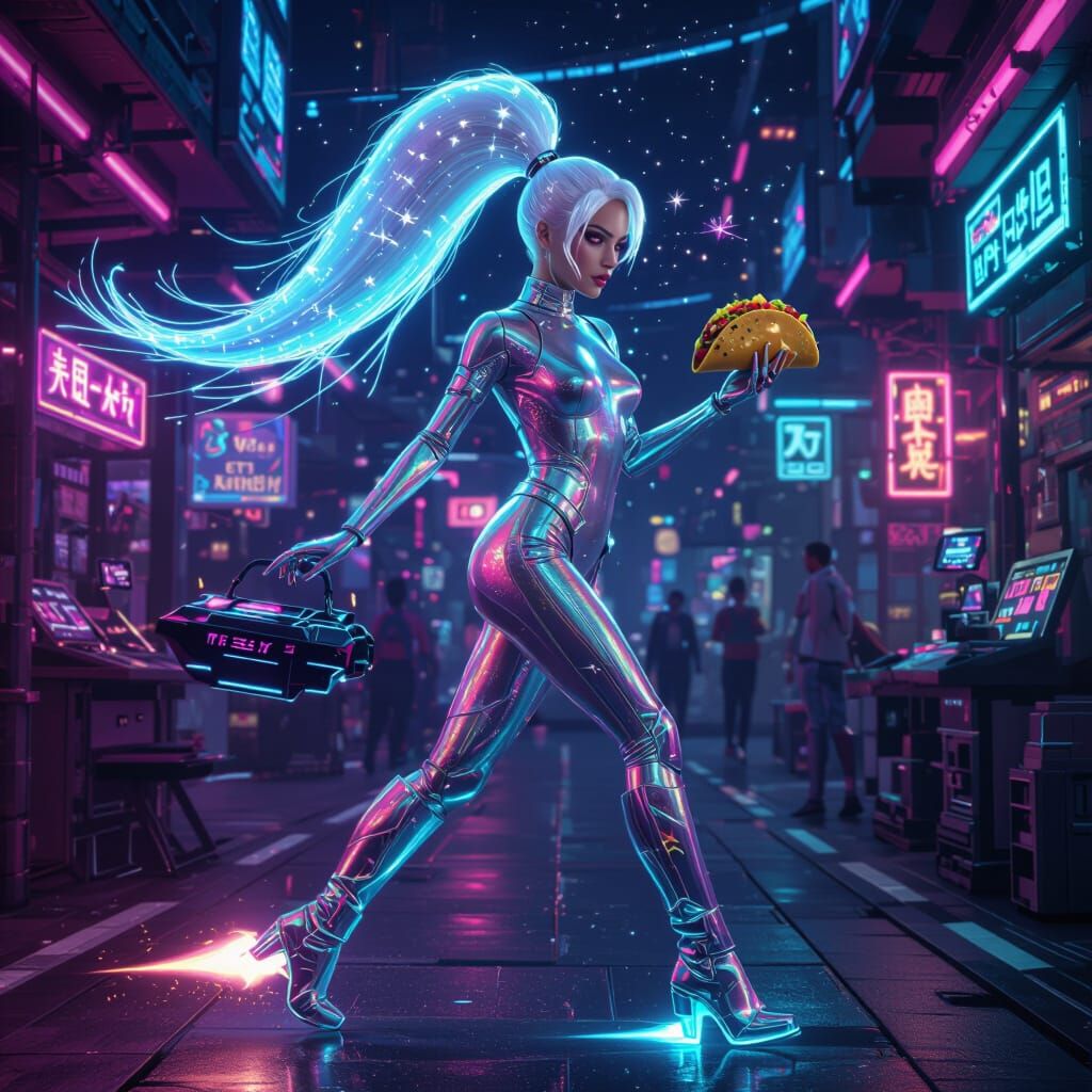 Galactic Pony Queen on Venus Hover-Market