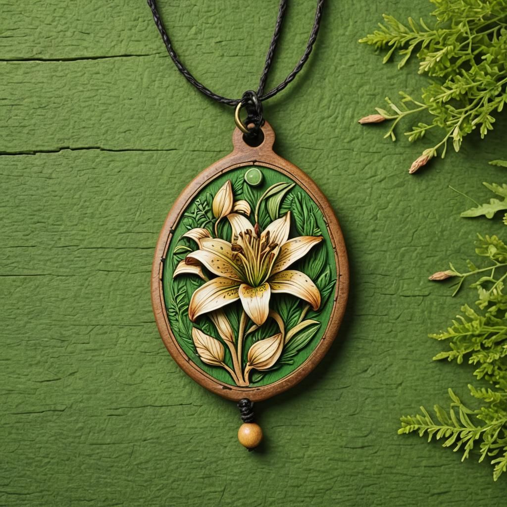 Whimsical Forest Lily Amulet