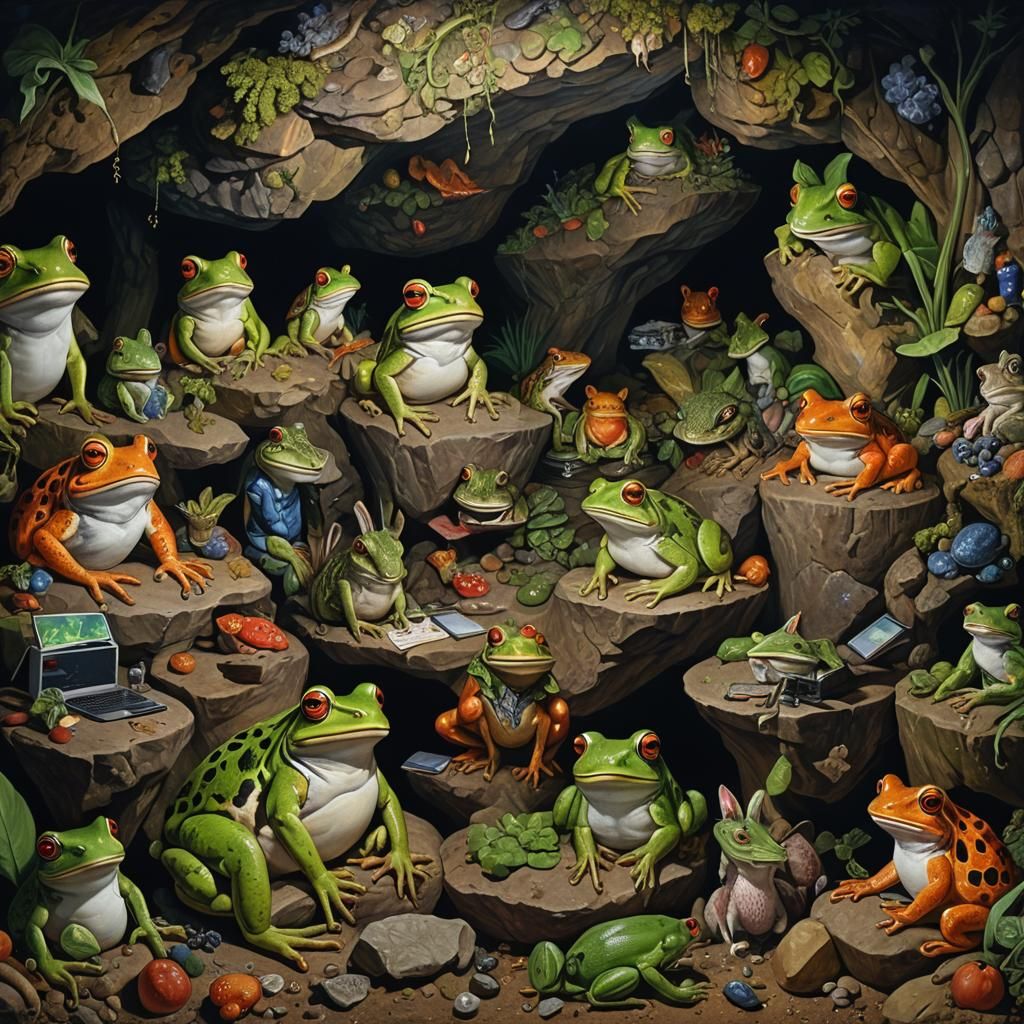 Maximalist Meeting: Frogs, Rabbits, and Tired Humans