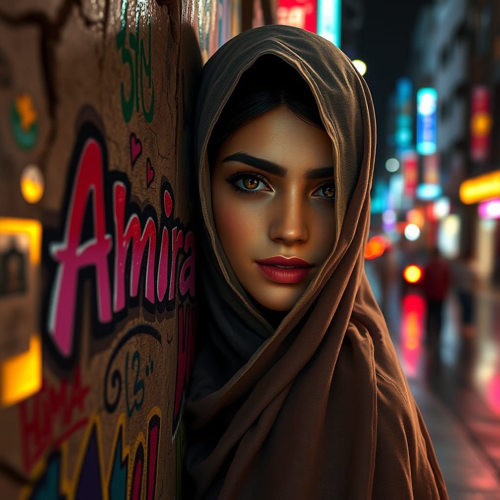 beautiful Arab girl