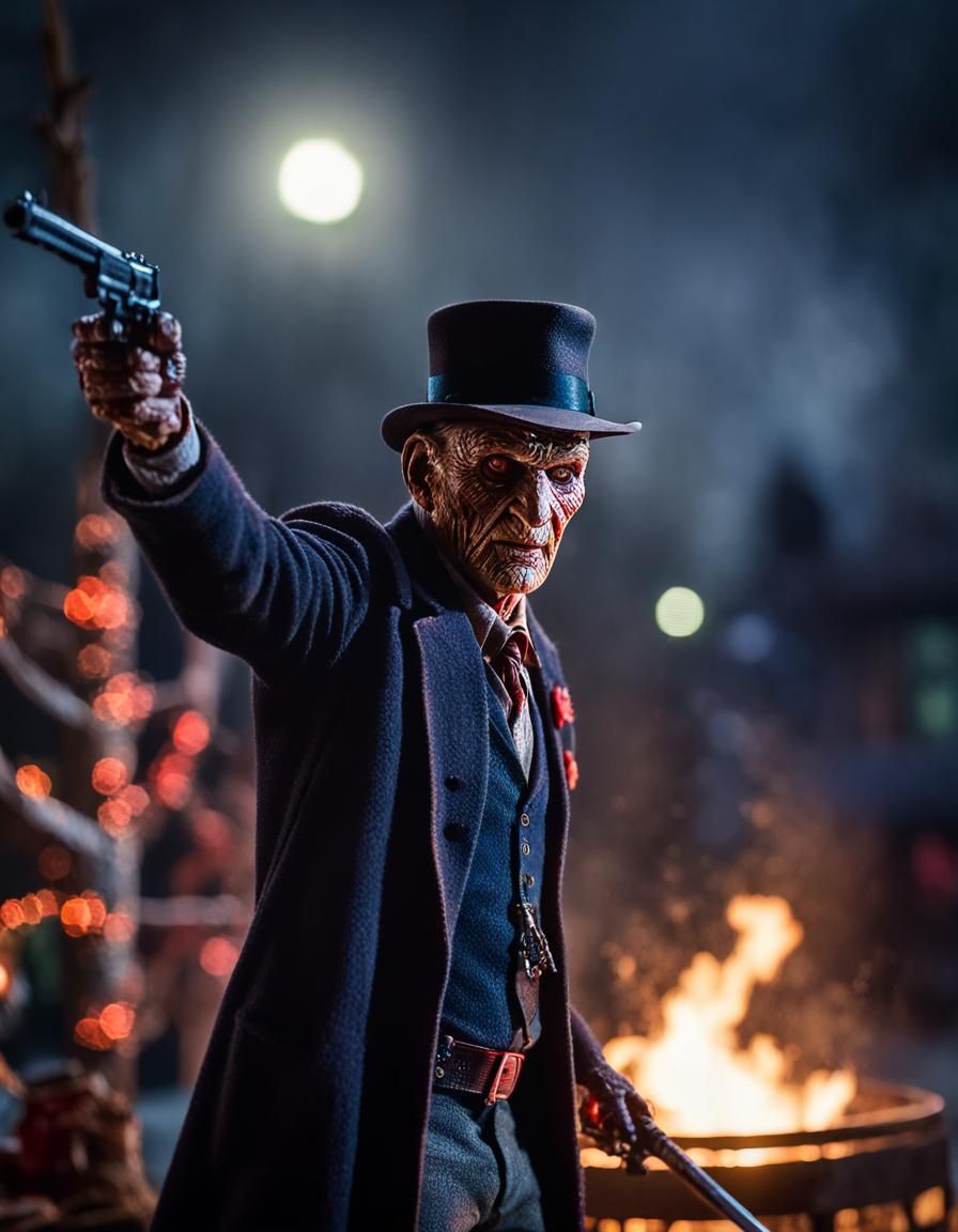 Hyperrealistic Portrait of Freddy Krueger