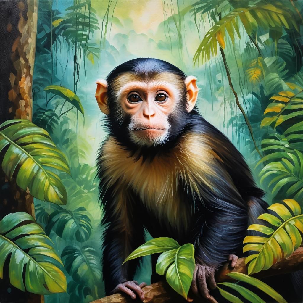 Cute Capuchin Monkey