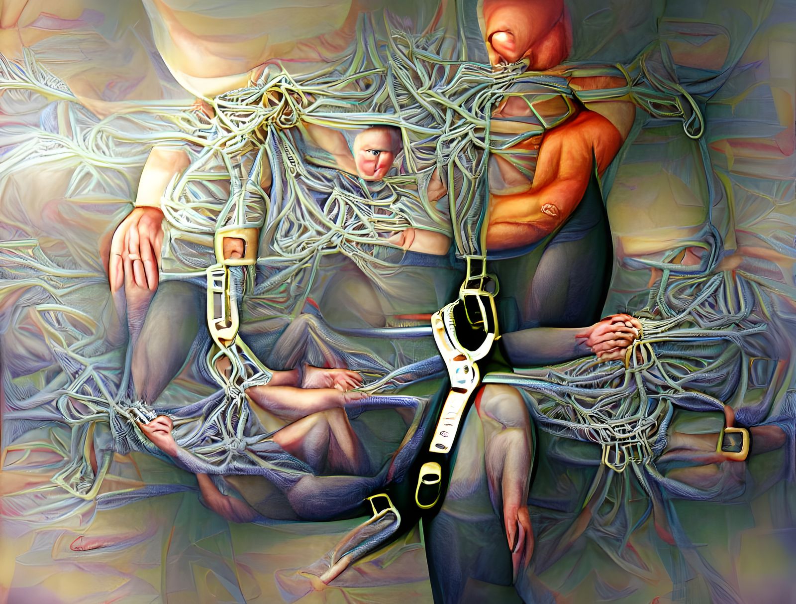 Abstract Bondage of Self Conceptual Art