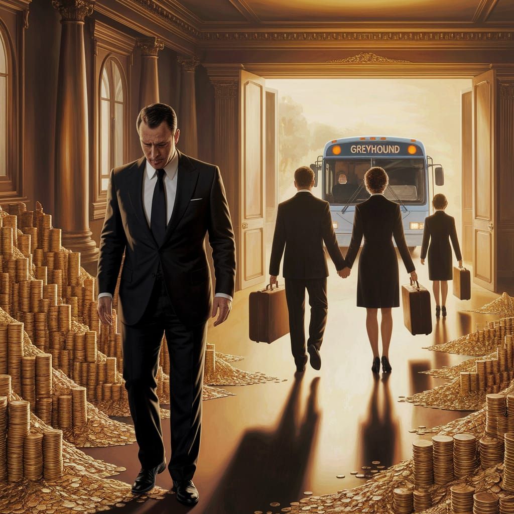 Wealth and Regret: A Family's Departure