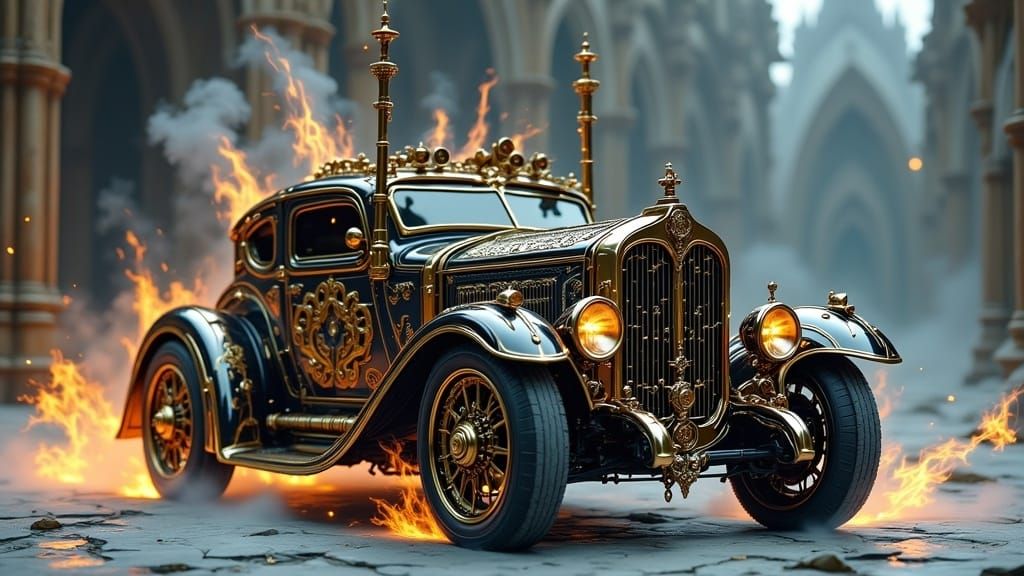 Steampunk Marvel Reimagines Classic Deusenberg