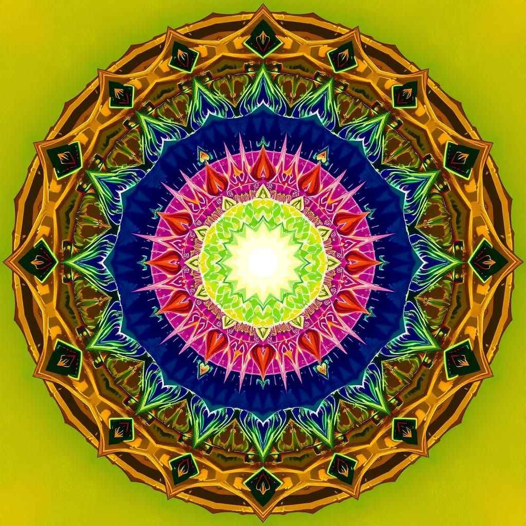 Surreal Goddess Embodies Unity and Harmony in the Auronaschk...