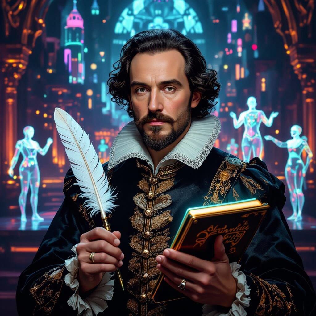 Shakespeare in Future City: Quill & Holograms