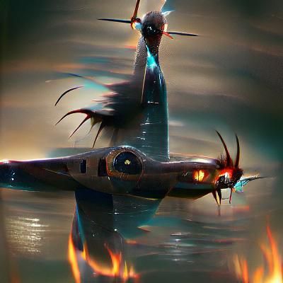 Sinister Spitfire in Rutkowski Style