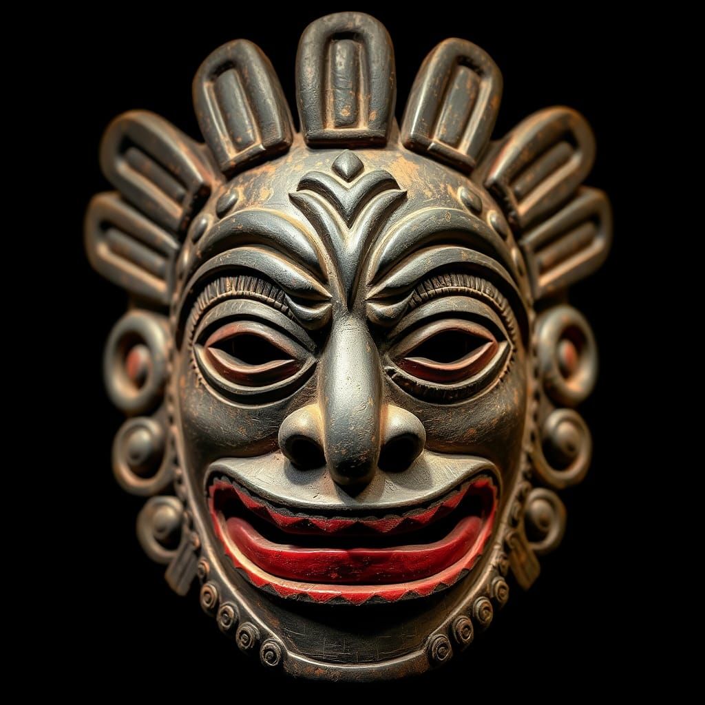 Cursed objects  Maori warrior masks