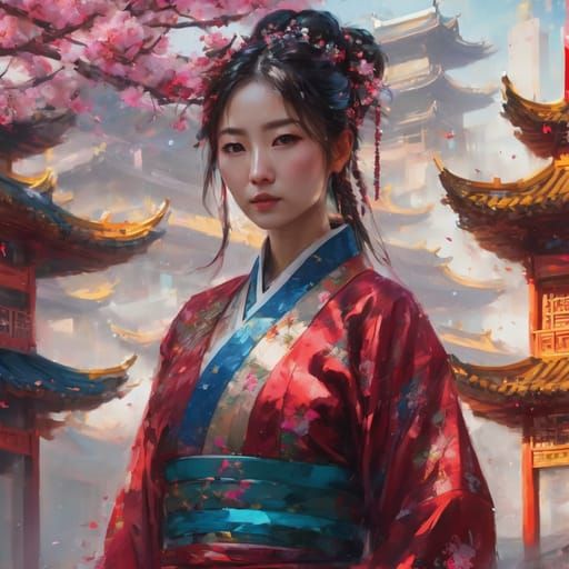 Simple AI Generated Portrait