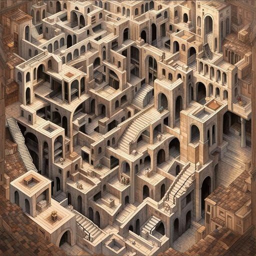 The Minotaur's Labyrinth, maze palace