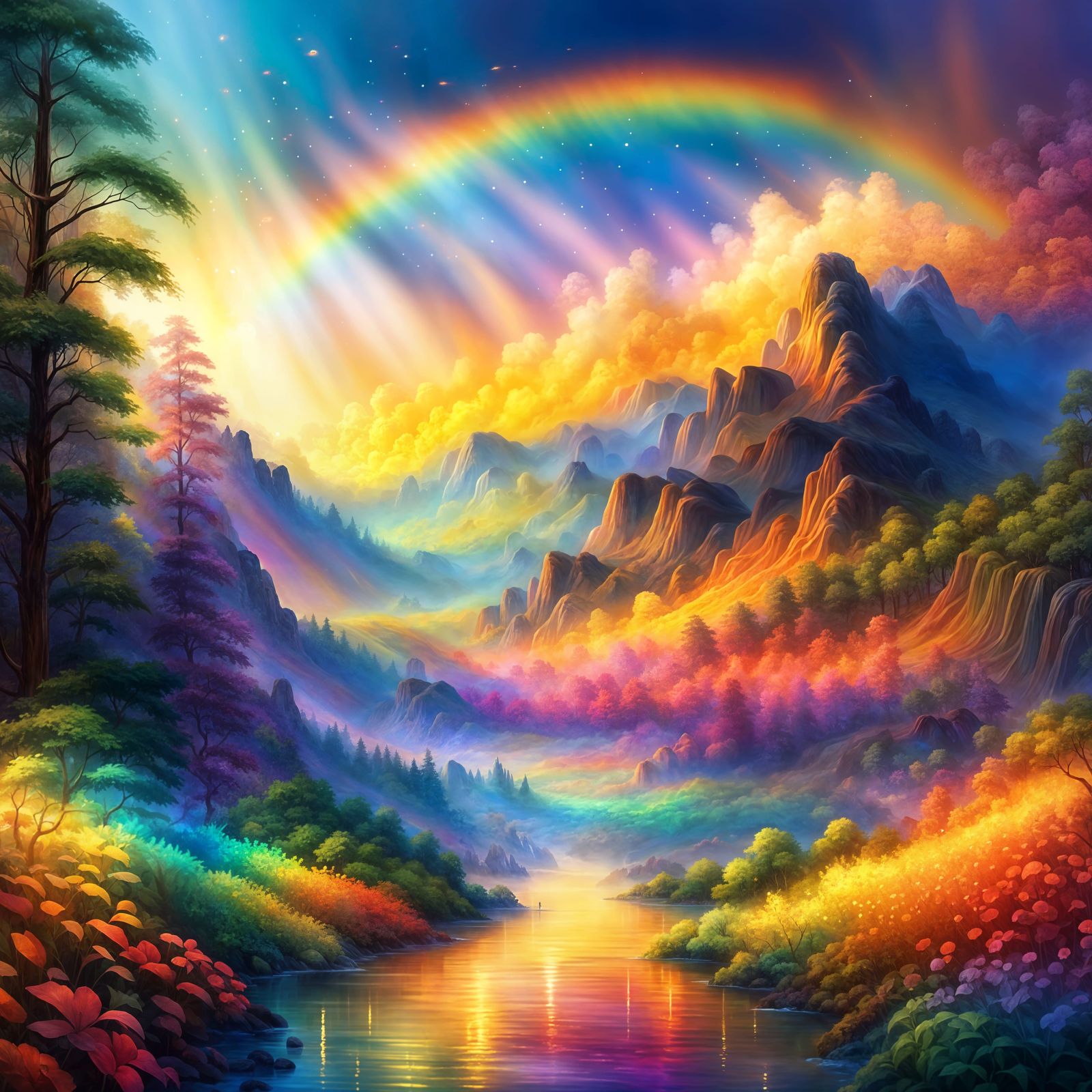 Rainbow world