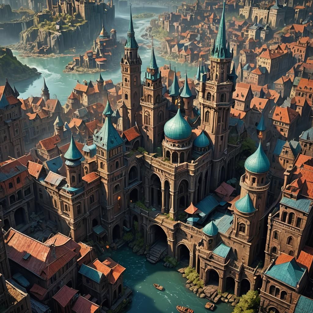 Neon City Motorcycle Girl: Detailed Matte Painting