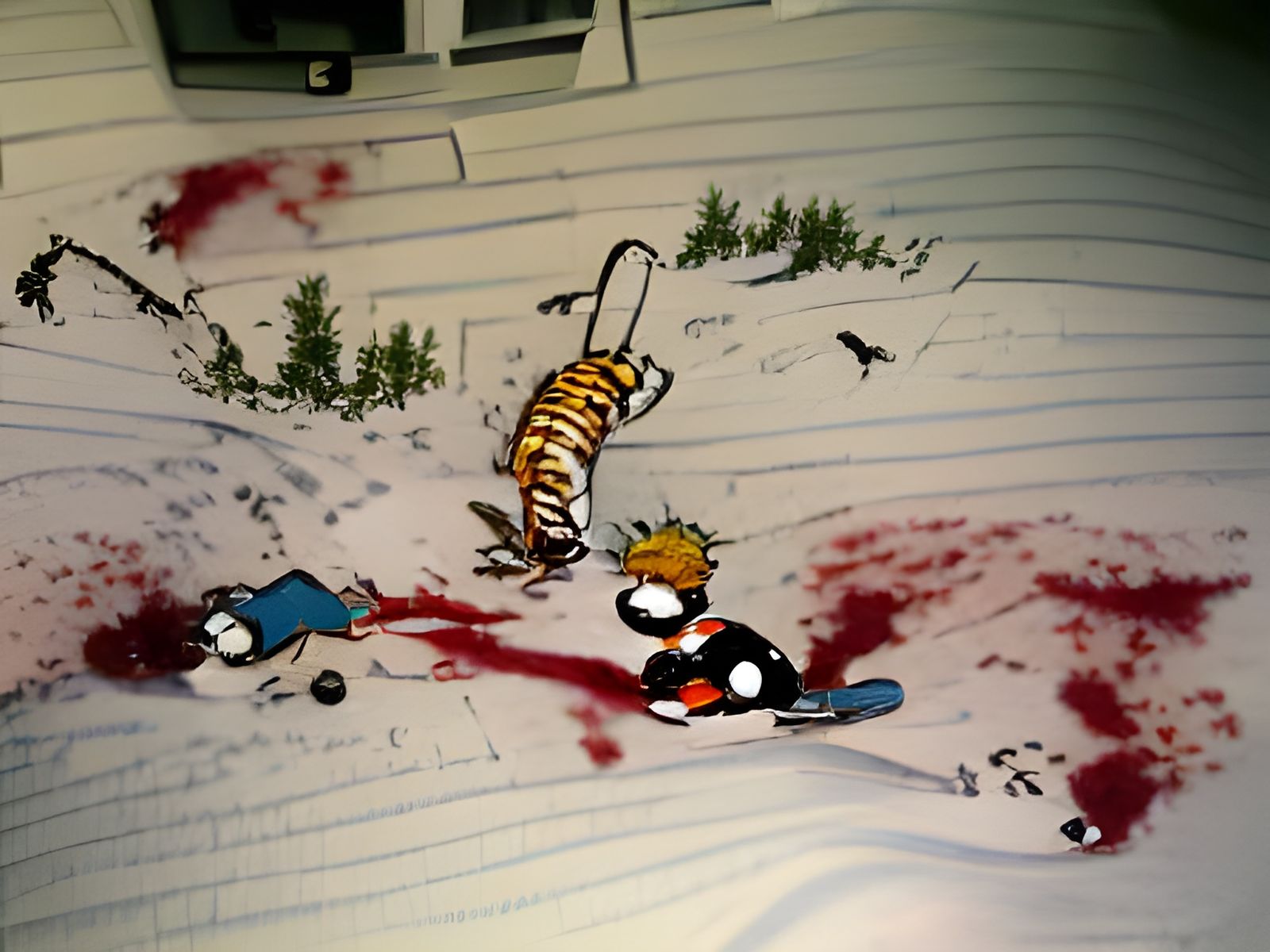 Calvin and Hobbes on a Murder Spree