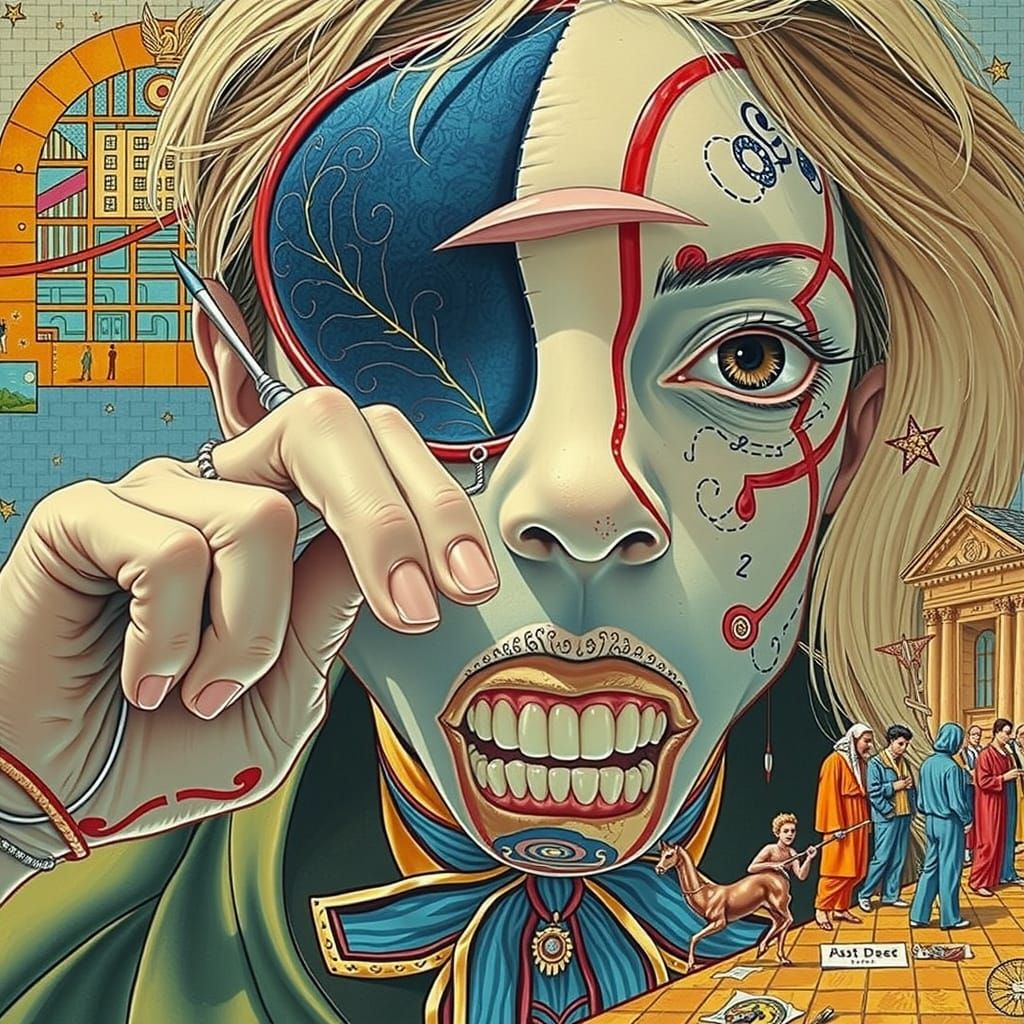 Hyperrealistic Image with Fine Detail and Sharp Focus