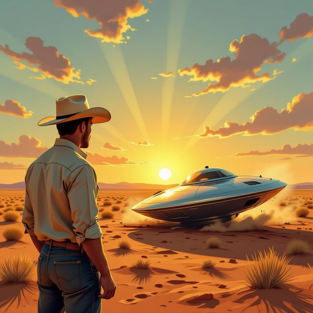 1950s Rancher Amazed by Crash-Landed UFO in Outback