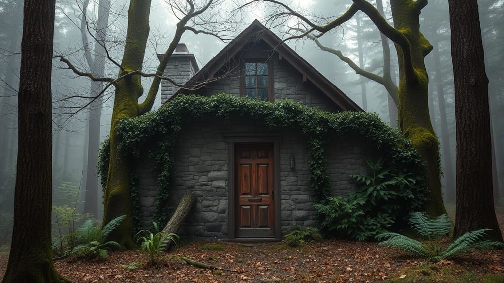 Vermont Cottage Veiled in Mystical Woods