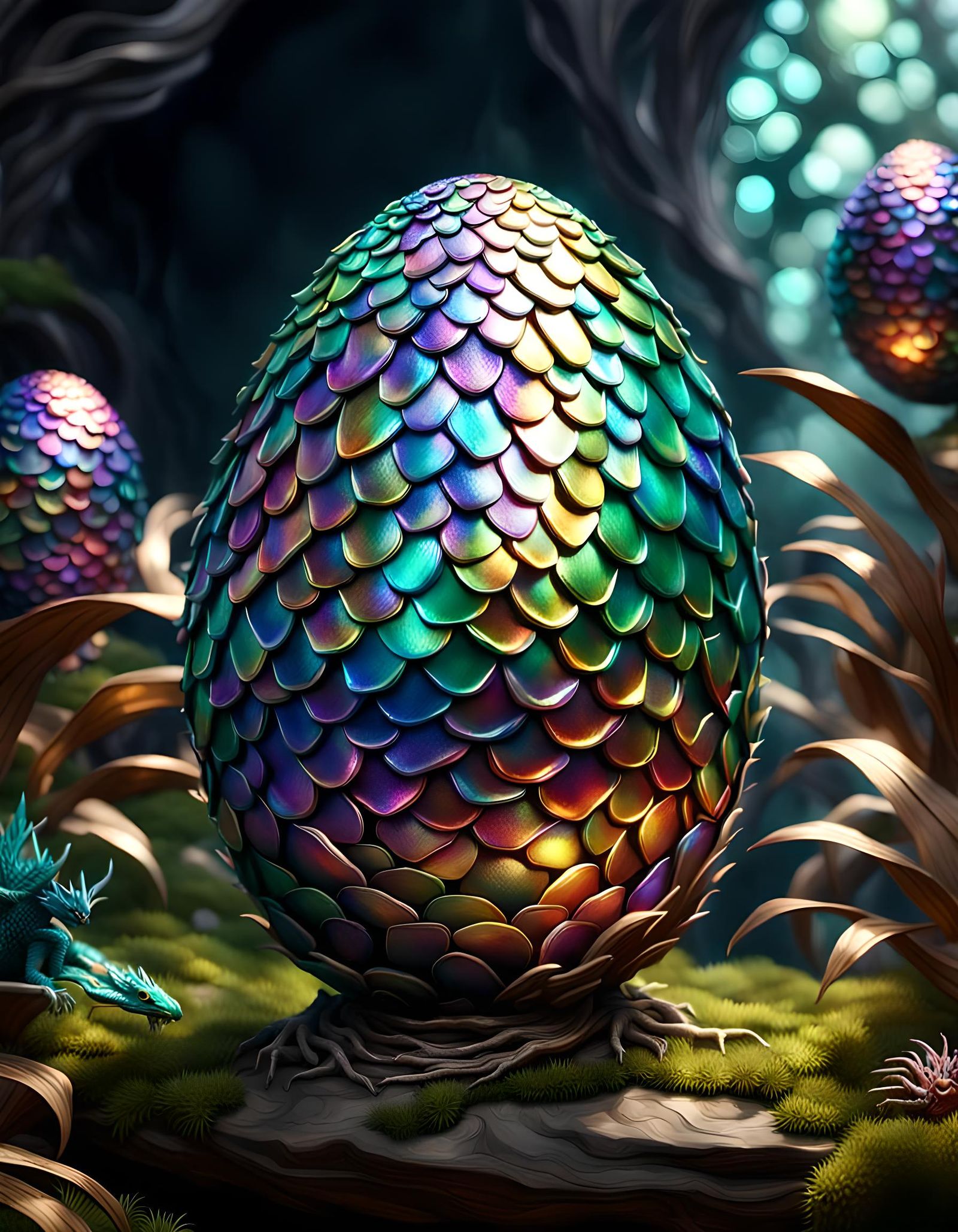 Iridescent Dragon Egg