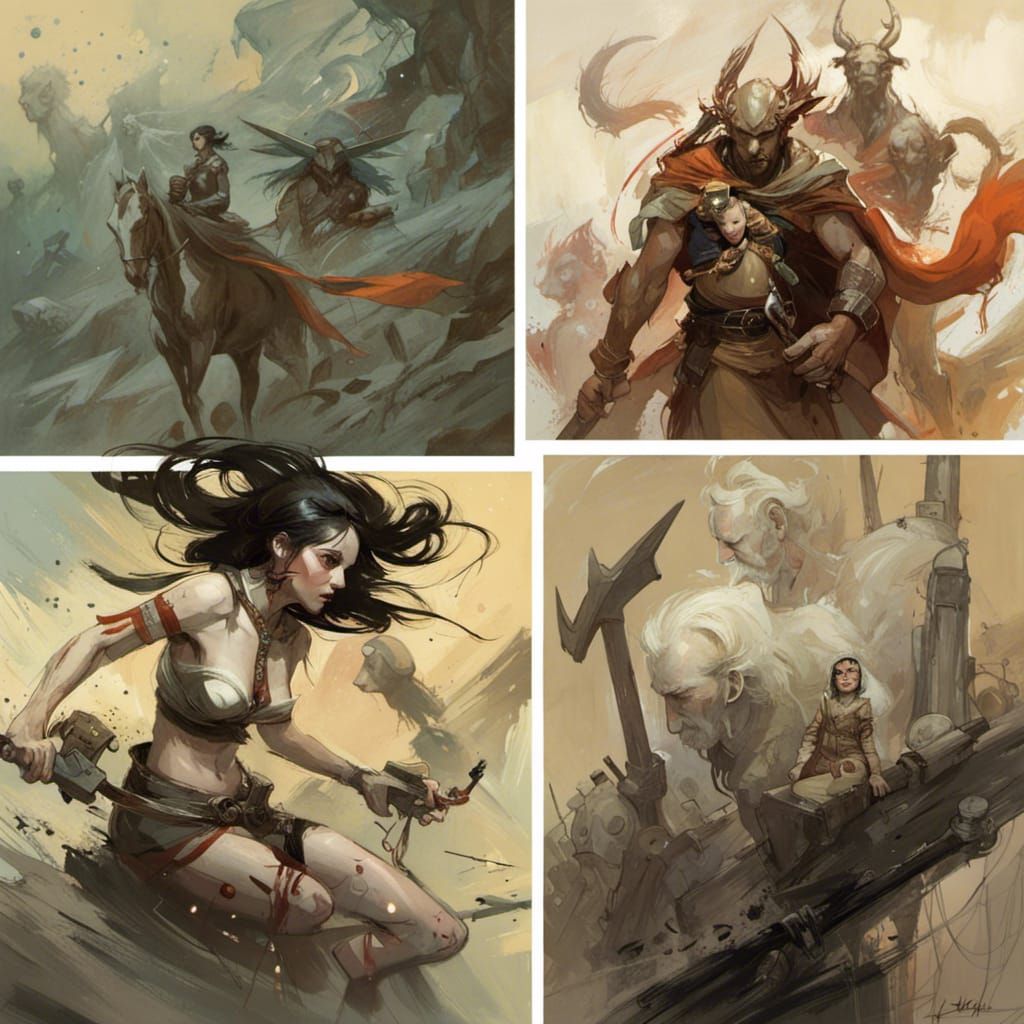 Fantasy Art Image in a Surrealist Style