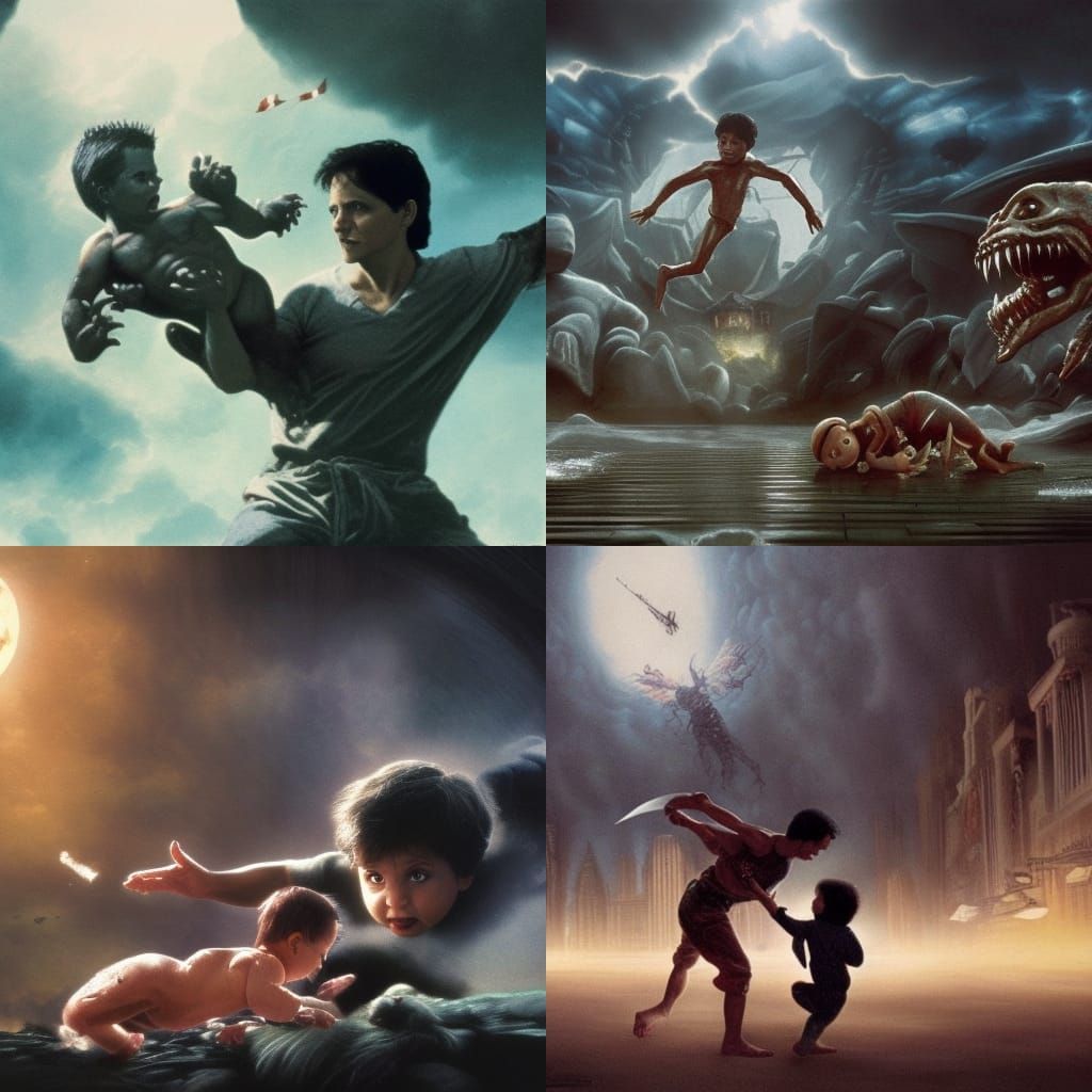 Ralph Macchio in Epic Battle Against Baby Monsters