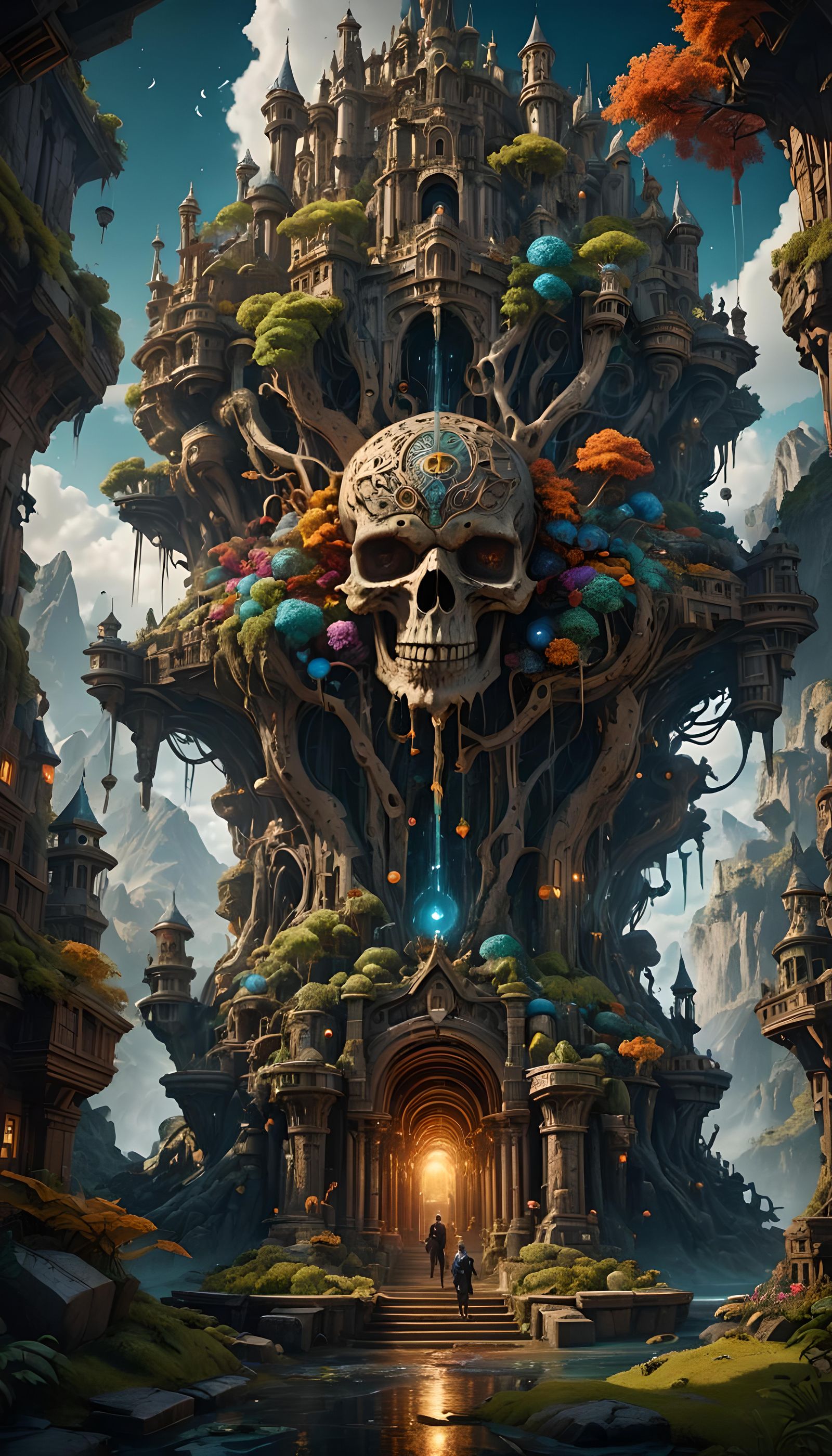 Fantastical Concept Art in Deep Color, 8K