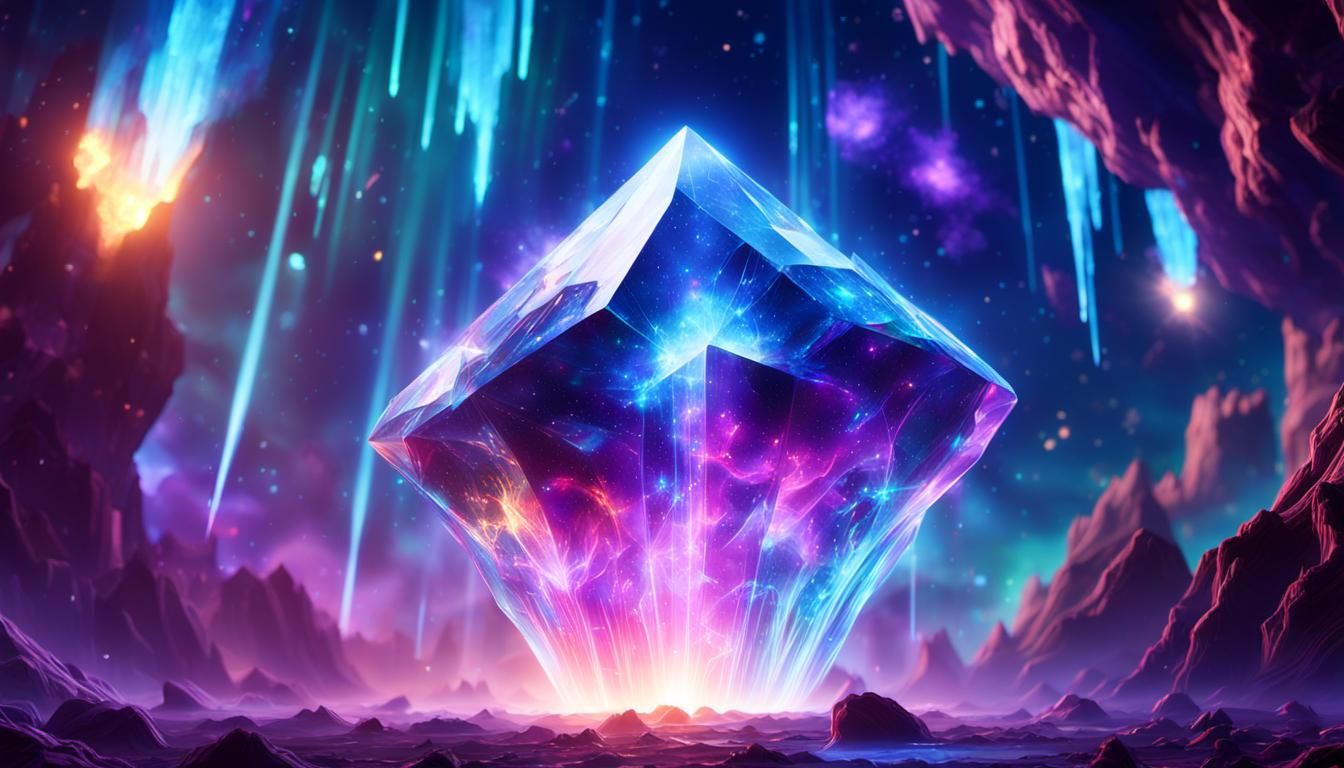 Alien Crystal Entities Traverse Galaxy at Light Speed