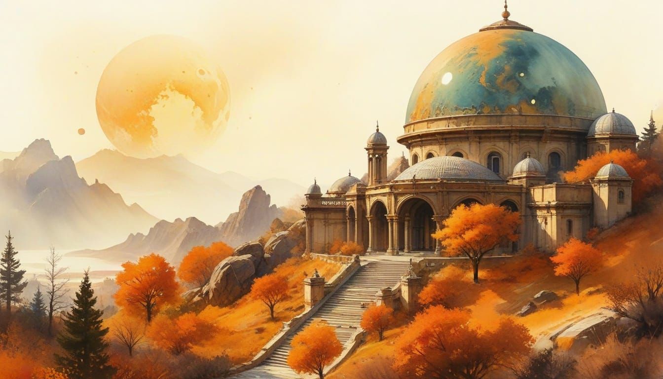 Autumnal Exoplanet Architecture in Watercolor