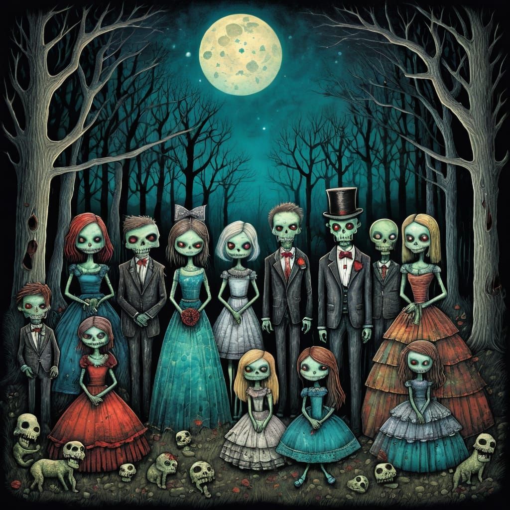 Zombie Prom Night: A Spooky Celebration