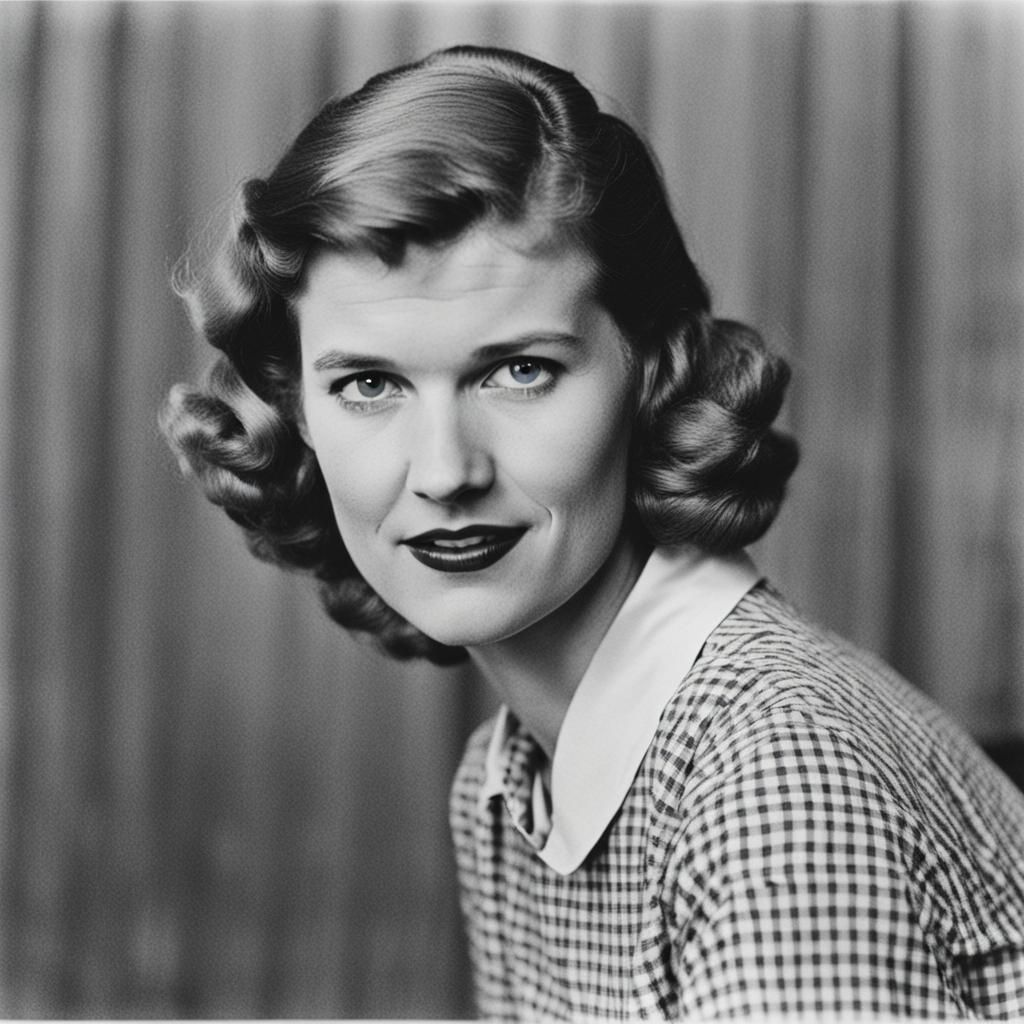 AI Portrait Inspired by Sylvia Plath