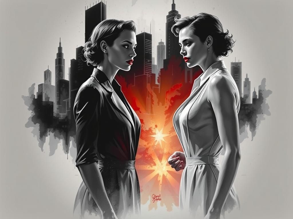 Comic Book Blueprint of a Modern Woman