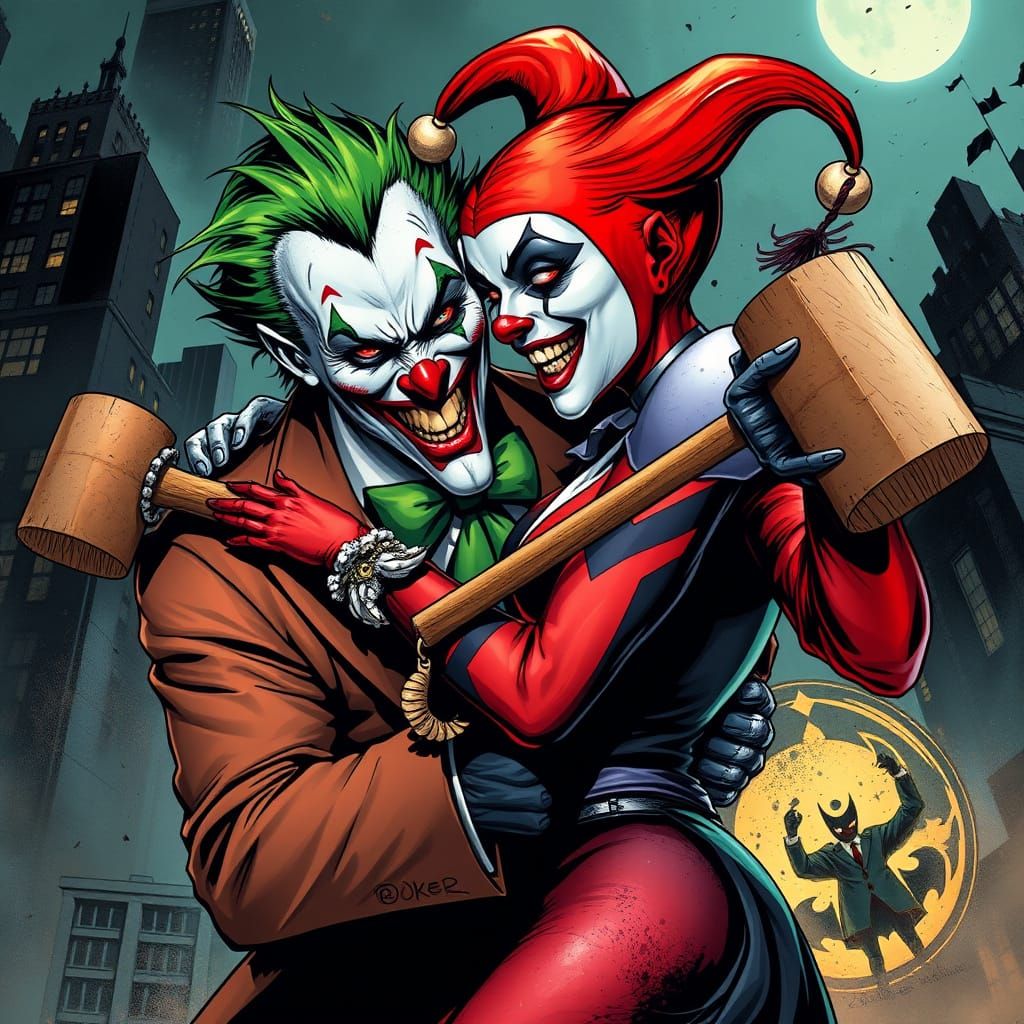 Toxic Love in Dark Gotham Nights