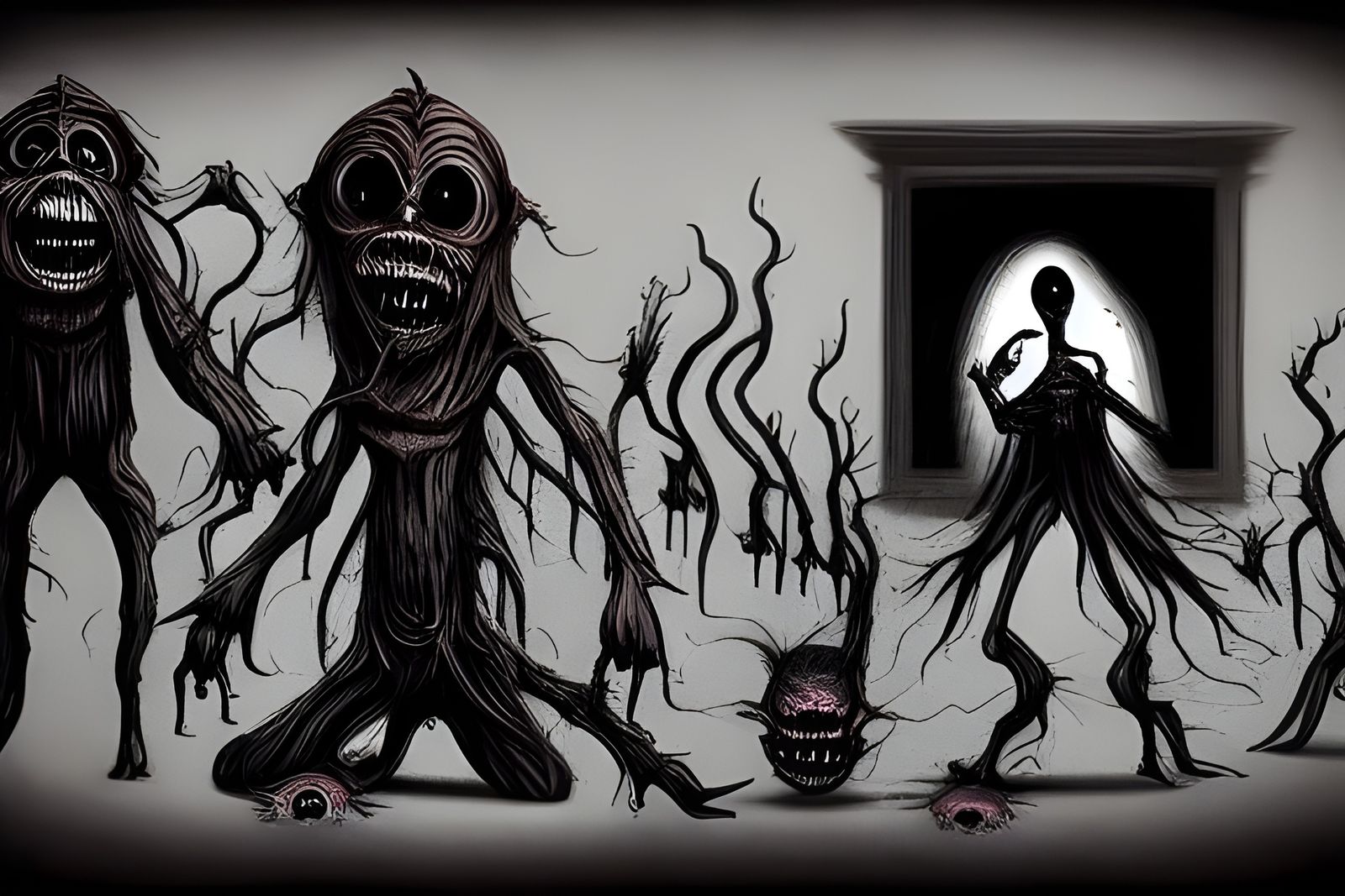 House of Dust Demons: A Digital Art Nightmare