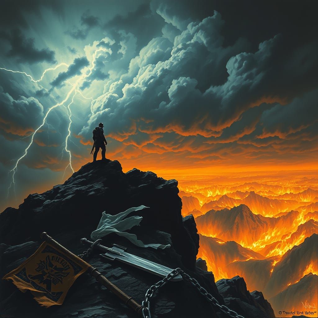 Stormy Struggle: A Beacon of Hope Amid Turbulent Waves