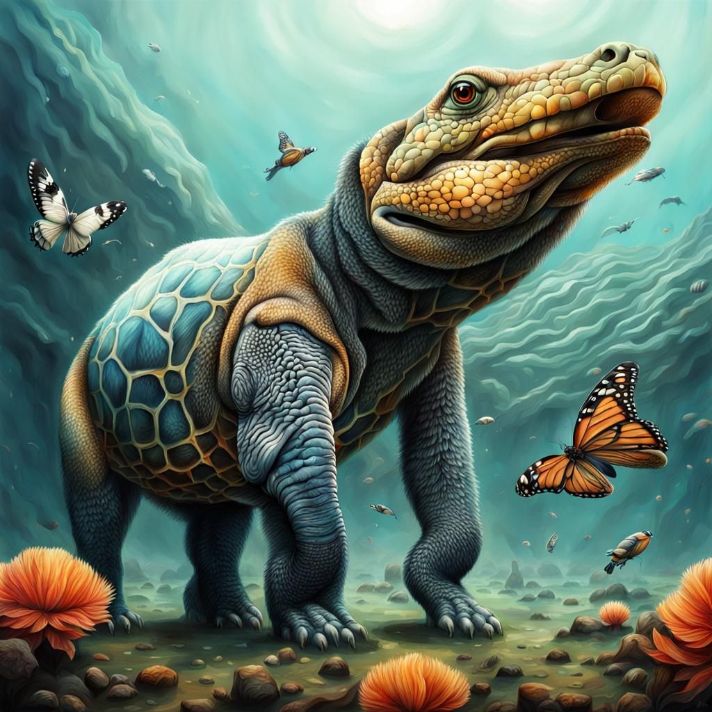 ultra realistic, ultra detailed, surreal animal kindom