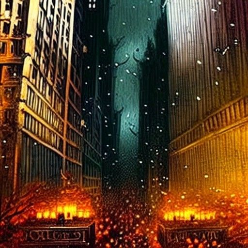 Sinister Halloween Night in Chicago: Gothic Art