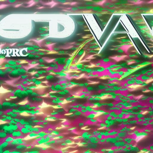 Epic Pink Divine Light in Anime Style