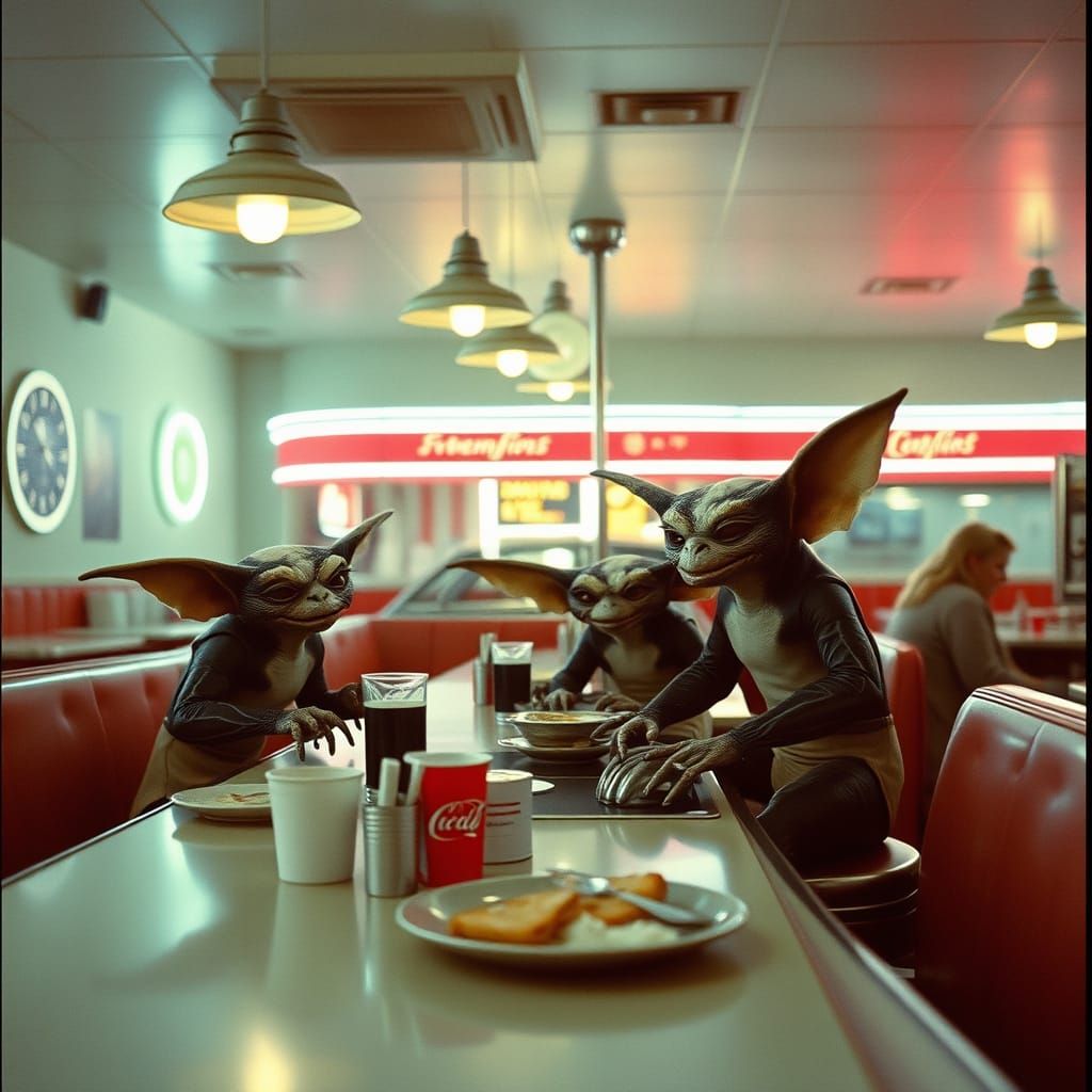 Ethereal Gremlins Serve Up Classic Diner Fare in Cinematic 1...