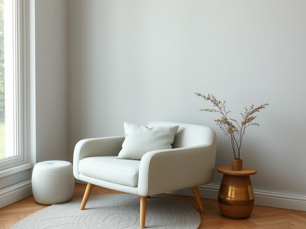 Ultraminimalist Pale Greenish-Gray Synesthesia