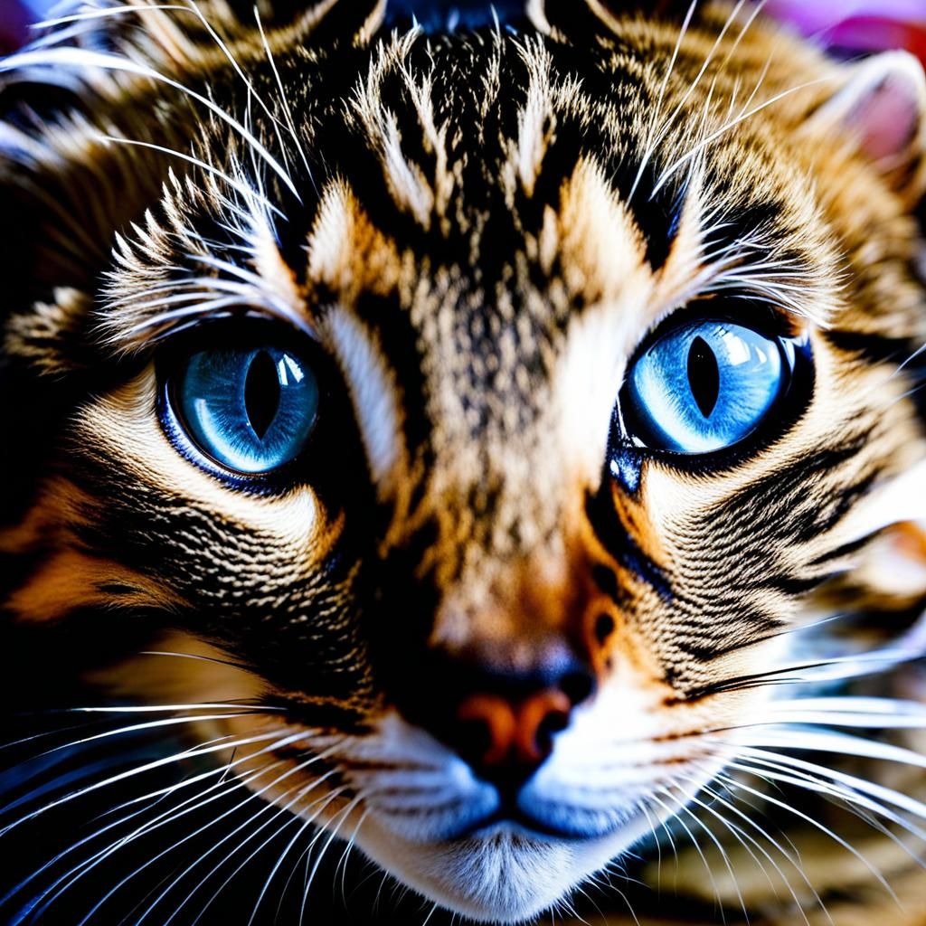 Captivating Kitten Eyes: A Close-Up View