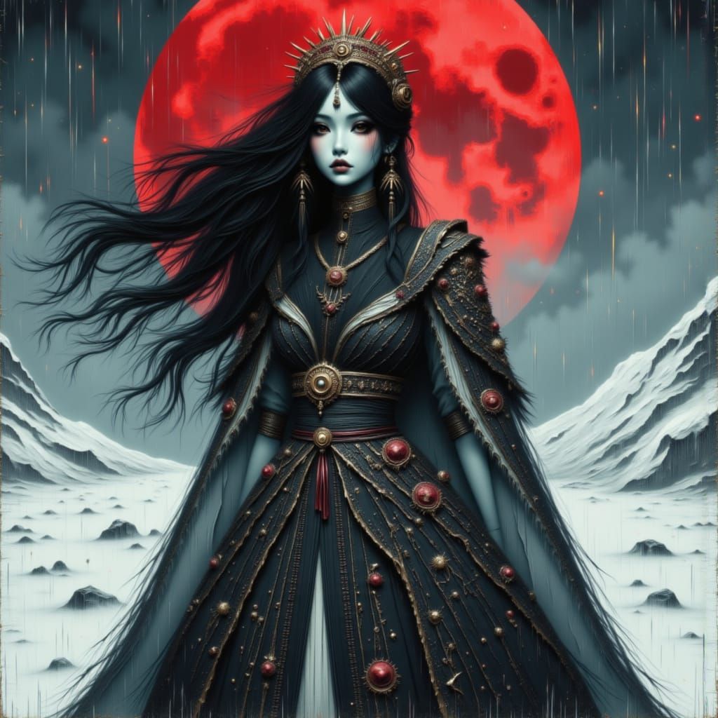 Siberian Tsarina Evdokija in Sci-Fi Attire