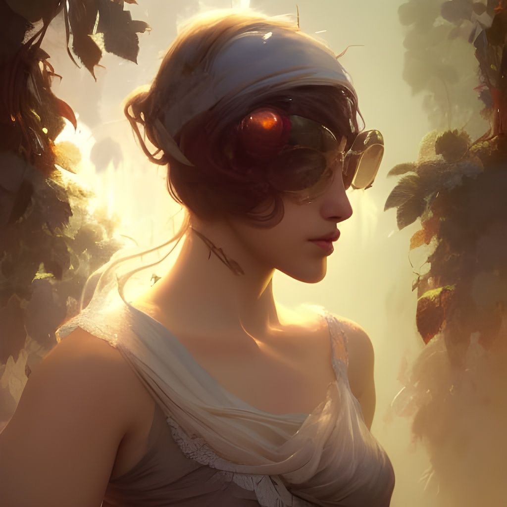 3D Mental Well-being Garden Portrait